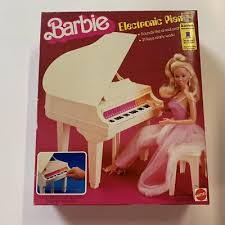 Vintage Barbie Electronic Piano White Baby Grand New In Box | eBay