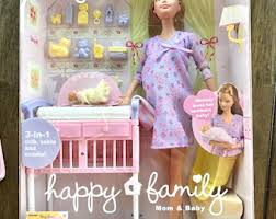NIB Vintage Happy Family Midge Pregnant Barbie Doll Set ...