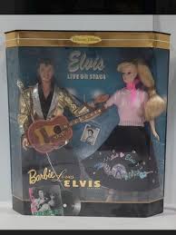 Barbie Loves Elvis Collector Edition Doll Set 1996 Mattel - Etsy