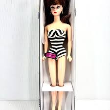 Barbie | Toys | Vintage Barbie Reproduction 993 1 First Brunette Ponytail 1959 Holes In Feet | Poshmark