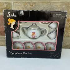 Barbie | Toys | Vintage 20 Barbie Miniature Porcelain China Tea Set 13 Piece Schylling | Poshmark
