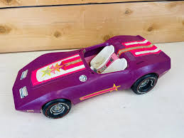 Vintage Barbie Star Vette Doll Toy Car Mattel 1975 Corvette ...