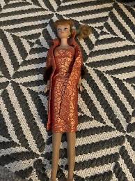 Antique #6 Titan In Gold Elegance #992 1962 BARBIE , Comes With The Midge Book! | eBay