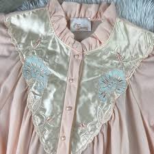 NWT Vintage ILISE STEVENS pink cotton, satin feel pajama ...