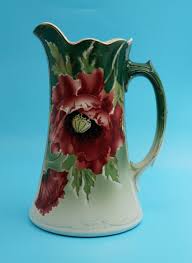 Antique 1800's Societe Ceramique Maestricht Holland Floral ...