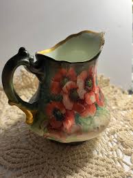 Alfred Meakin England Semi-porcelain Hand Painted Pitcher ...