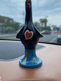 Traditional Portuguese Aluminum Black Good Luck Rooster Galo de Barcelos | eBay