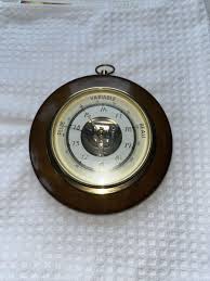 Vintage Wood Brass Germany Ships Boat Yacht Marine Weather ...