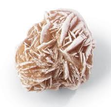 Gypsum Rosette Mineral Rock w/ Bag & Tag