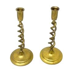 Source Unknown | Other | Brass Candle Sticks Os | Poshmark