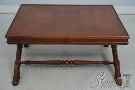 L64739EC: THEODORE ALEXANDER Leather Top Shoe Foot Coffee ...