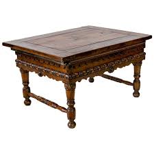 European Inlaid Fruitwood Coffee Table at 1stDibs