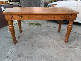 Drexel Vintage Farmhouse Desk Table With Drawers - Etsy