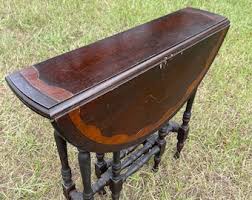 Drop Leaf Table, Tiny House Table, Gate Leg Table, Dining Table, Entryway Table, Folding Table, Gate Legs Farmhouse Decor,antique Table, - Etsy