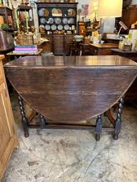 Large Barley Twist Gateleg Table – McIntosh Cottage Antiques