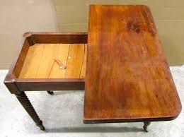 Antique Sheraton San Domingo Mahogany Rope Leg Turn Drop ...