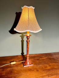 A Classic Dutch Table Lamp With a Brown Base From Den ...