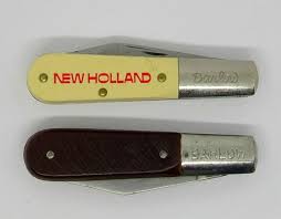 2) Barlow Pocket Knife Lot Two Blade