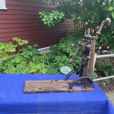 Antique AJAX Barn Beam Timber Frame Auger Drill Hand Crank ...