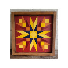12x12 "Autumn Star" Barn Quilt Kit – Covert Creations Shop