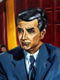 Cary Grant in North by Northwest Painting by Ruslana ...