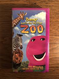 Barney Lets Go To The Zoo Vhs Never Seen On Tv Rare Video | eBay