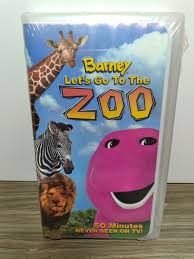 Barney - Lets Go to the Zoo VHS Brand New & Factory Sealed ...