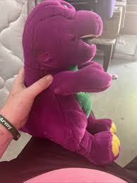 Barney Plush Stuffed Animal 14" Purple Dinosaur Vintage 1992 ...