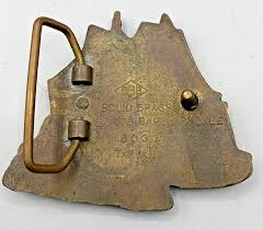 Brass Belt Buckle Ship American Clipper | eBay