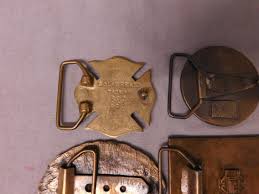 Lot - Vintage NY / NJ Belt Buckles