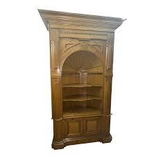 1980s Georgian Style Old Pine Barrel Back Bespaq Corner Book ...