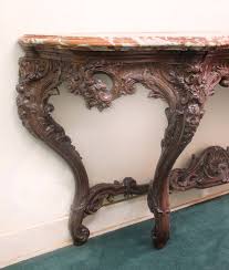 Large and Important Late 19th Century Carved Oak Console Table For Sale at 1stDibs