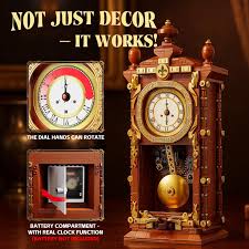 Amazon.com: Retro Clock Building Block Set, Mechanical ...