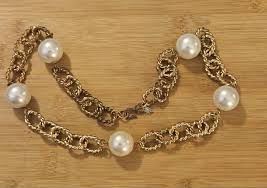 Vintage Goldtoned Kenneth J Lane Vintage 22 Inch Necklace ...