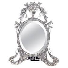 Antique Mahogany Queen Anne Style Mirror or Looking Glass with a Pierced Crest For Sale at 1stDibs