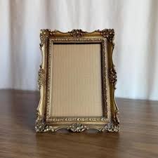 Vintage Ornate Gold Resin Photo Frame - Etsy