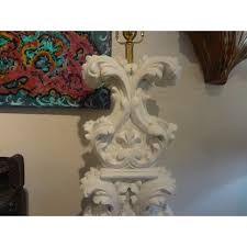 Pair of Hollywood Regency Dorothy Draper Plaster Lamps | Chairish