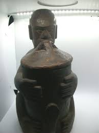 70's Hand Carved Bali Wood Carved Indonesian Man with ...