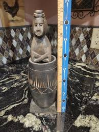 African fertility statue with barrel | eBay