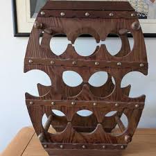 Barrel Wine Rack - Etsy Australia
