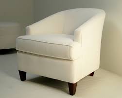 CC111 Barrel Back White Denim Club Chair | veroniquez1 | Flickr