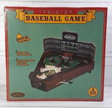 Barrington Wooden Tabletop Pinball Style Baseball Game Brand ...