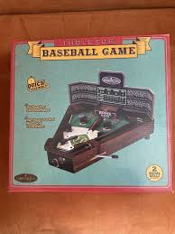 Tabletop Baseball Game - Barrington - Wooden Pin Ball Game ...