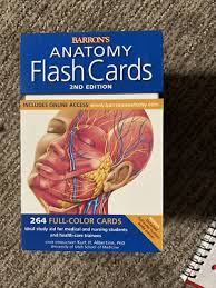 Barron's Anatomy Flash Cards 2nd Edition Isbn 9780764161599 ...