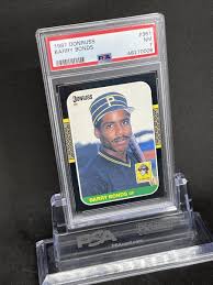 BARRY BONDS RC 1987 DONRUSS #361 PSA 7 - NEW LABEL - Rookie 🔥HR KING🔥 | eBay Australia