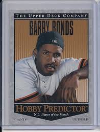 1996 Upper Deck Hobby Predictor Barry Bonds | eBay