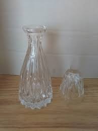 Barski Crystal Glass Mouthwash Decanter with 1 oz Cup ...