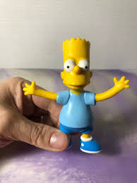 Vintage Simpsons Bendable Bart Simpson Figurine PVC ...