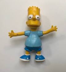 Vintage 1990 Jesco Bart Simpson Rubber Toy Figure - Etsy