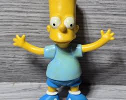 1990 the Simpsons Bart Simpson 5" Action Figure Jesco - Etsy